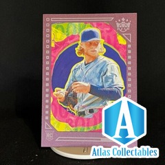 Shane Baz Rookie Card RC 2022 Panini Diamond Kings #155 Plum Frame Parallel
